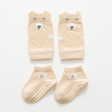 Load image into Gallery viewer, Autumn Baby Knee Pads Socks Set