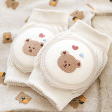 Load image into Gallery viewer, Baby Cartoon Knee Pads Cotton Mesh Crawling Elbow