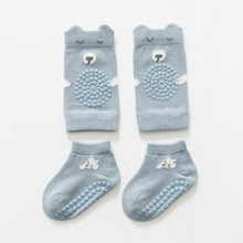 Load image into Gallery viewer, Autumn Baby Knee Pads Socks Set